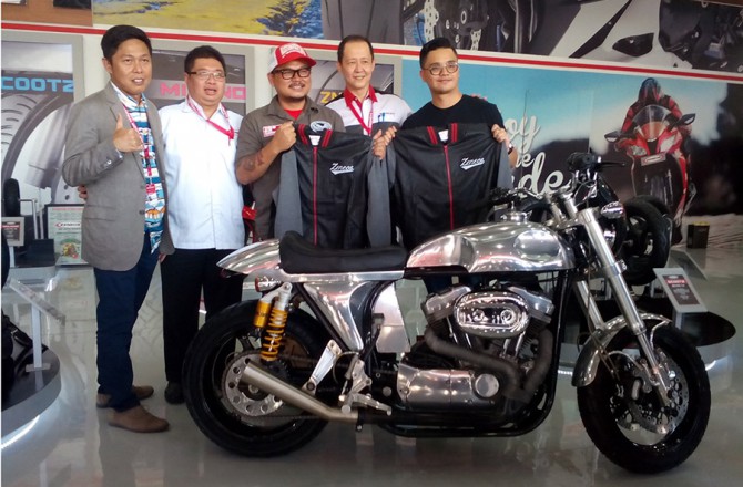 Zeneos Tantang Builder Bikin Cafe Racer Powerplant Motorcycles