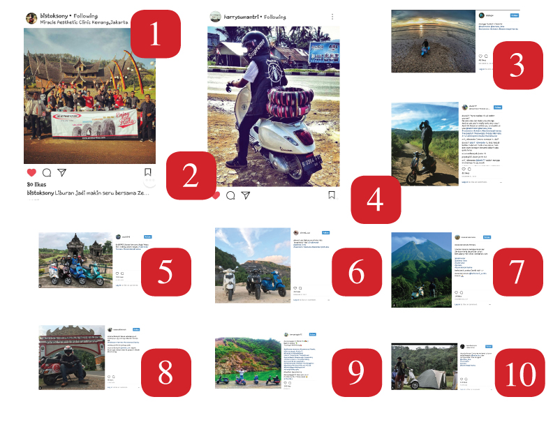 Pemenang Holiday With Your Scooter Instagram Photo Contest