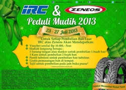 Zeneos dan IRC Peduli Mudik